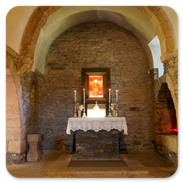 Die kleine Kirche in O Cebreiro