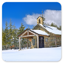 Jakobuskapelle am Cruz de Ferro